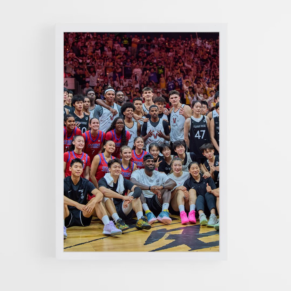 Poster Court des Léopards – affiche Basketball (vue 3)